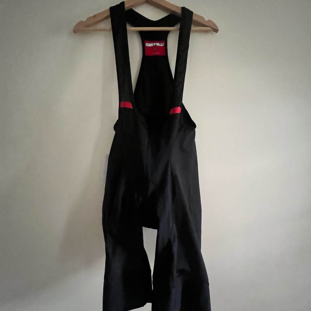 Men’s Castelli cycling bibs, black, 2XL NWT